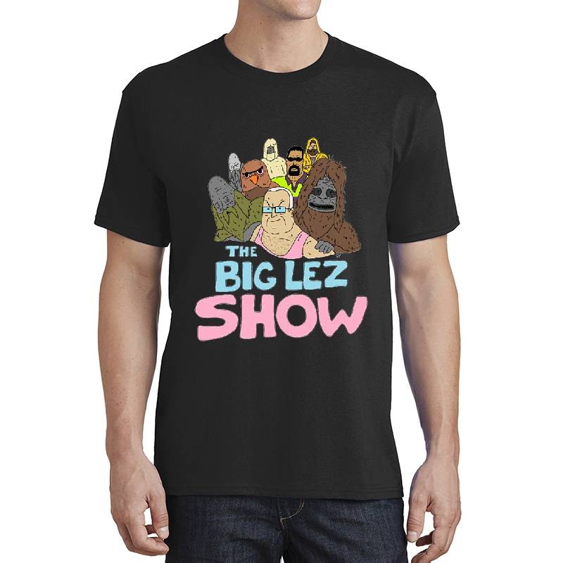 The Big Lez Show Logo Richardson Premium Trucker Snapback Caps