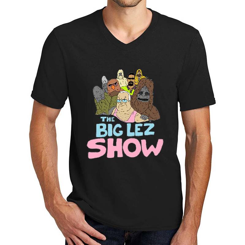 The Big Lez Show Logo Richardson Premium Trucker Snapback Caps
