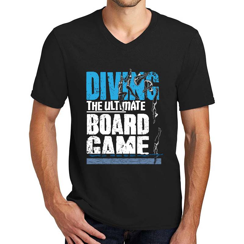 Diving The Ultimate Board Game Unisex Polo Jersey Sport Shirts