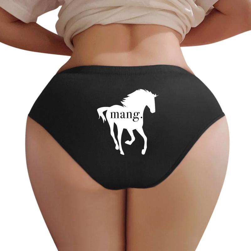 Ween Stallion Women Underwear Panties Women Black