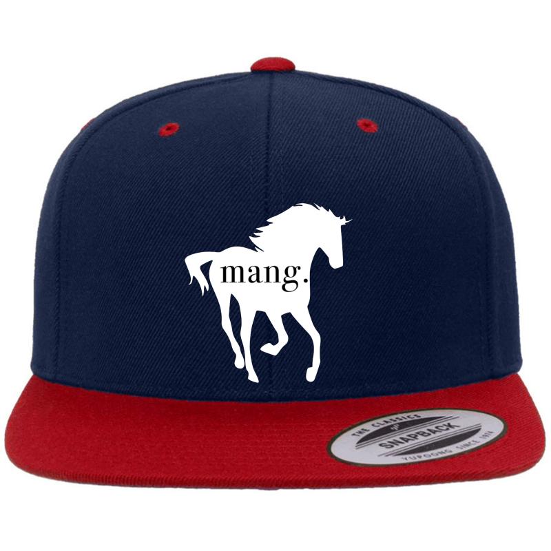 Ween Stallion Premium Flat Bill Snapback Cap  Navy