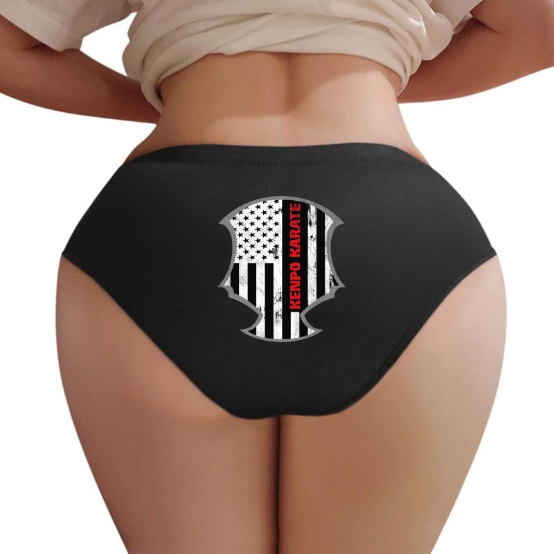 American Kenpo Karate Martial Arts Women Underwear Panties Women Black