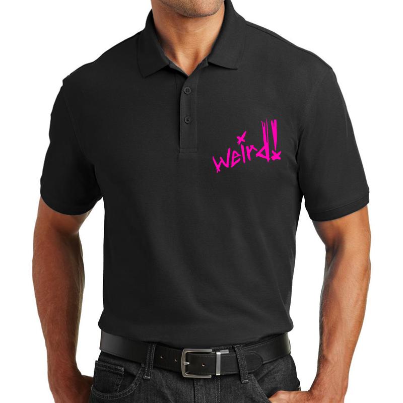 Yungblud - Weird Unisex Polo Jersey Sport Shirt Men Black