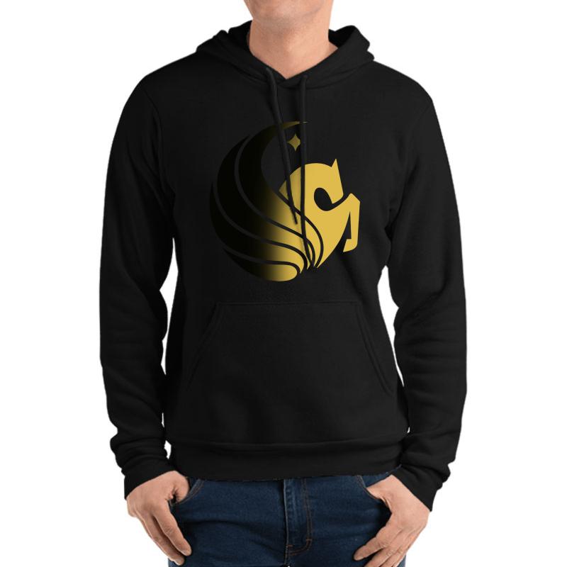 Ucf Pegasus Unisex Hooded Sweatshirt Men Black