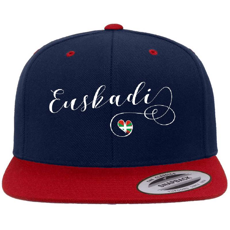 Euskadi, Basque Country, Heart, Flag Richardson Premium Trucker Snapback Caps