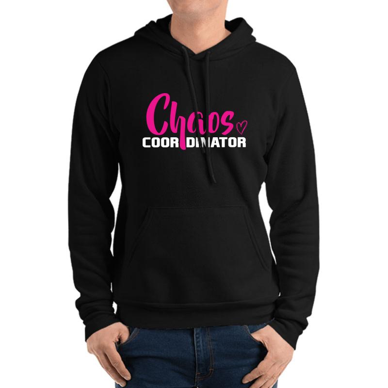 2 Chaos Coordinator Unisex Hooded Sweatshirt Men Black