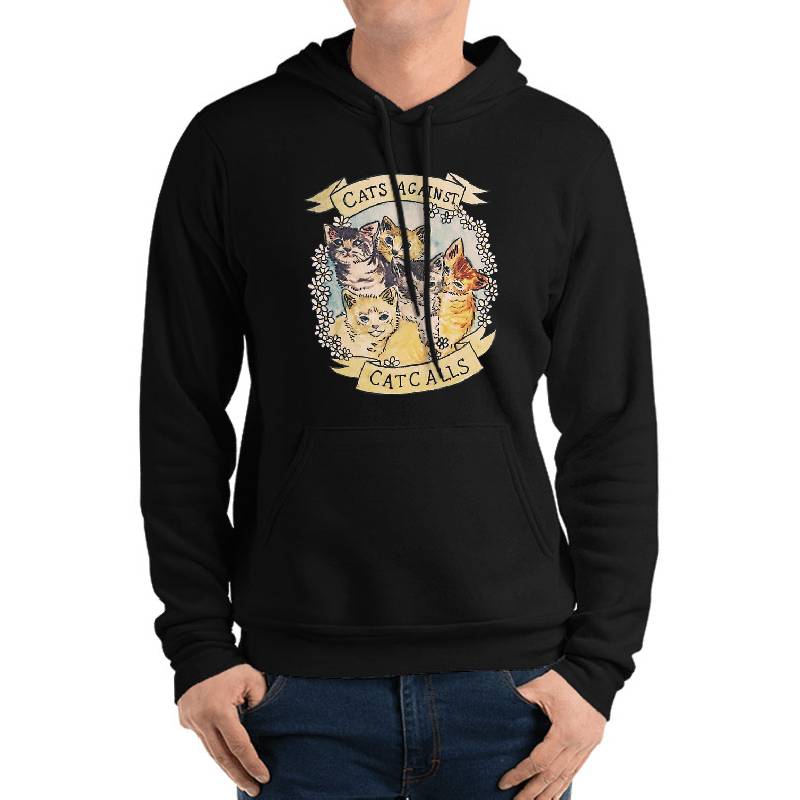 Cats Against Cat Calls ORIGINAL (SEE V2 IN MY SHOP) Unisex V-Neck T-Shirts