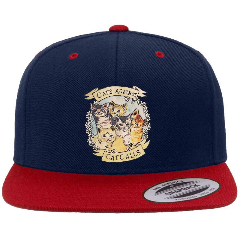 Cats Against Cat Calls ORIGINAL (SEE V2 IN MY SHOP) Unisex V-Neck T-Shirts