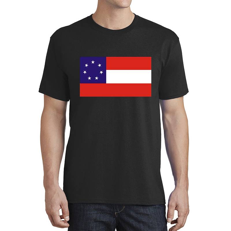 georgia state flag Unisex V-Neck T-Shirts