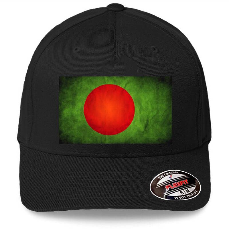 Bangladesh | Bangladeshi Flag | National Flag of Bangladesh Premium Flat Bill Snapback Caps