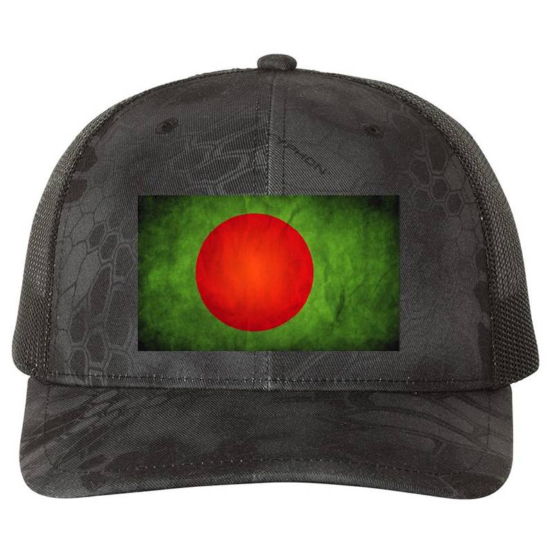 Bangladesh | Bangladeshi Flag | National Flag of Bangladesh Premium Flat Bill Snapback Caps