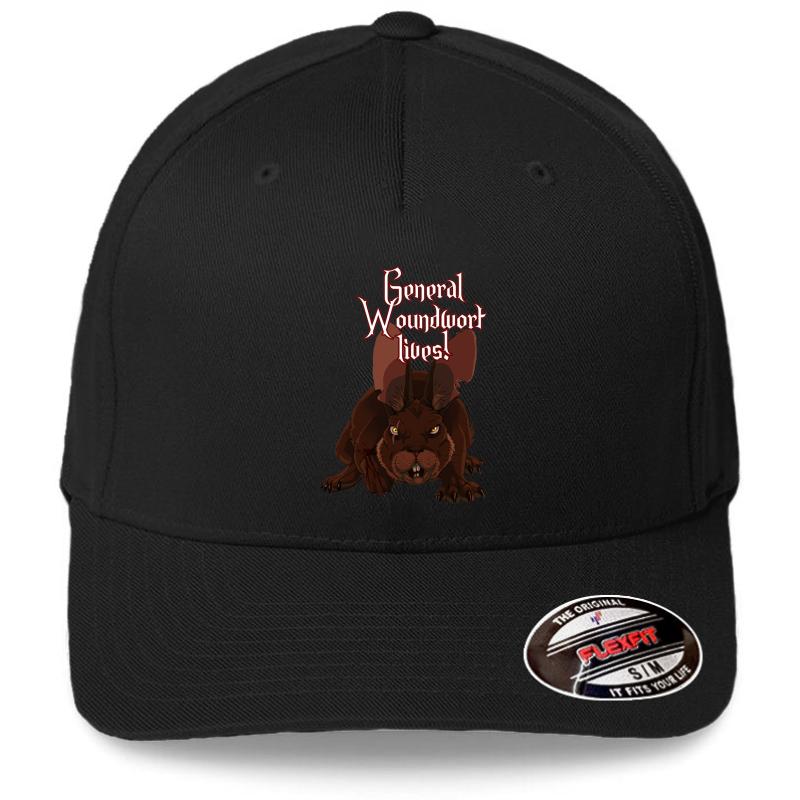 Watership Down - General Woundwort Lives Flexfit Baseball Cap  Black