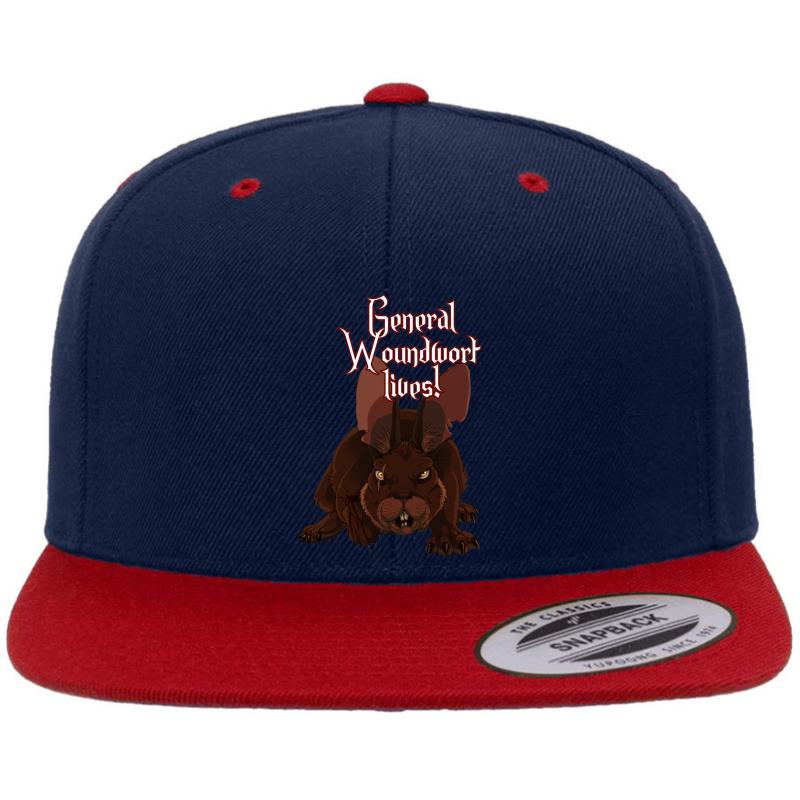 Watership Down - General Woundwort Lives Premium Flat Bill Snapback Cap  Navy