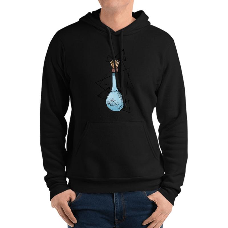 Zafiro Anejo Unisex Hooded Sweatshirt Men Black