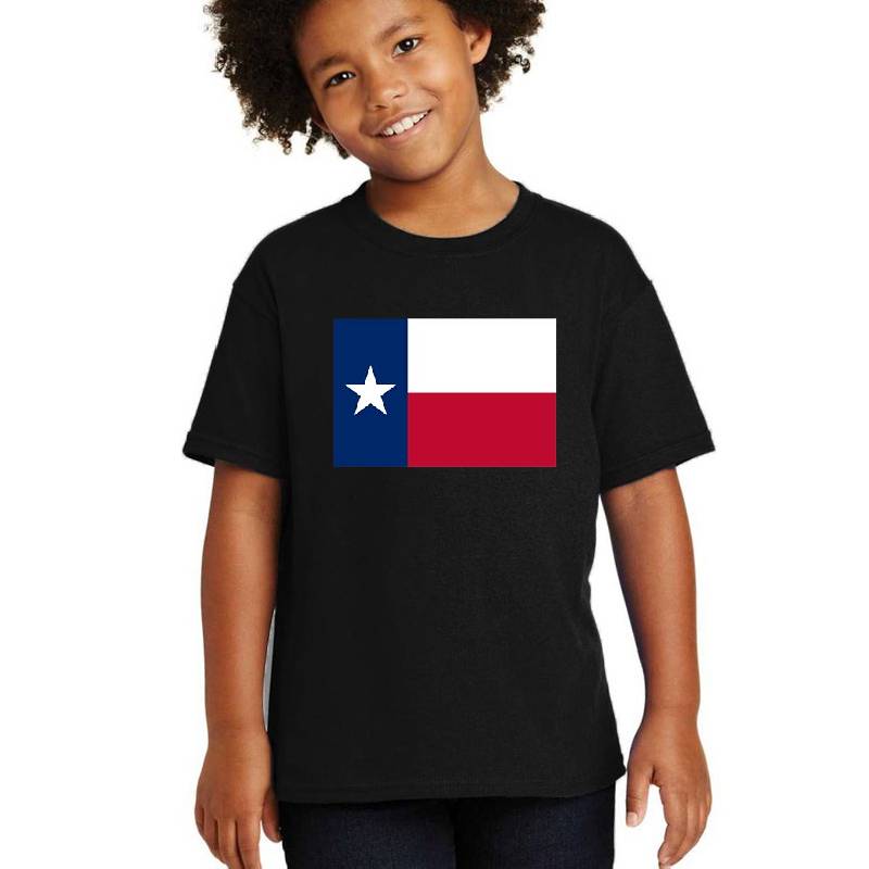 Texas Texas flag flag Youth Hooded Sweatshirts