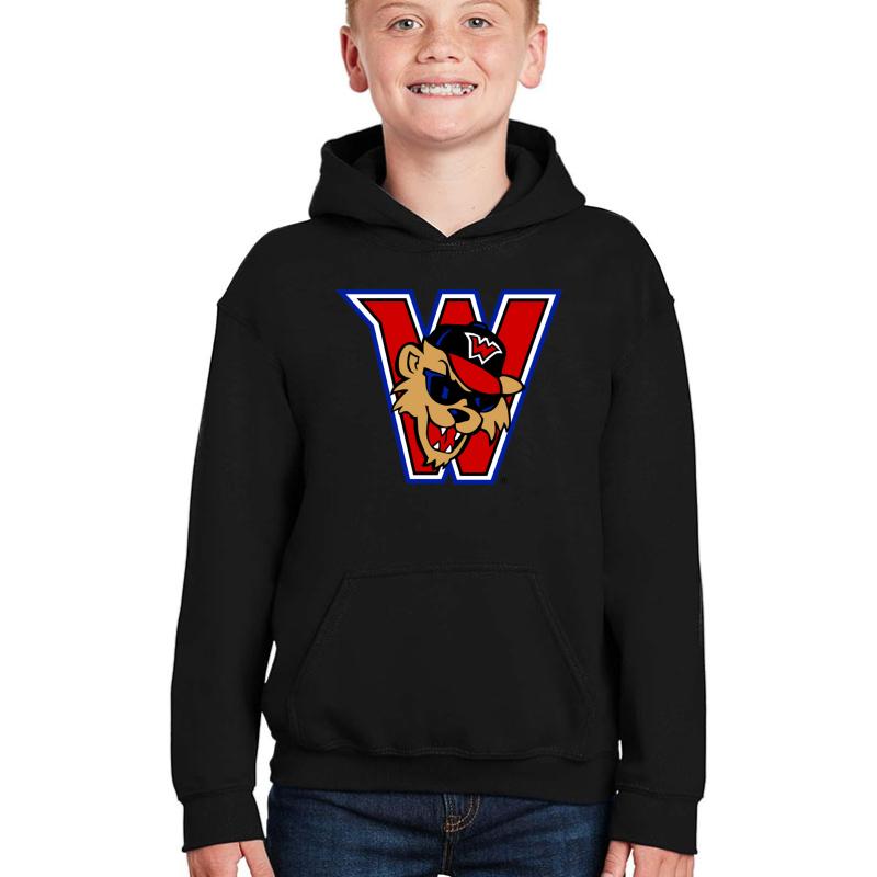 Washington Wild Things Youth Hooded Sweatshirt Boy Black