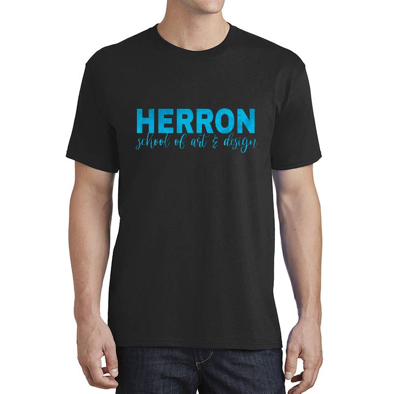Herron School Of Art And Design Blue Premium Flat Bill Snapback Caps
