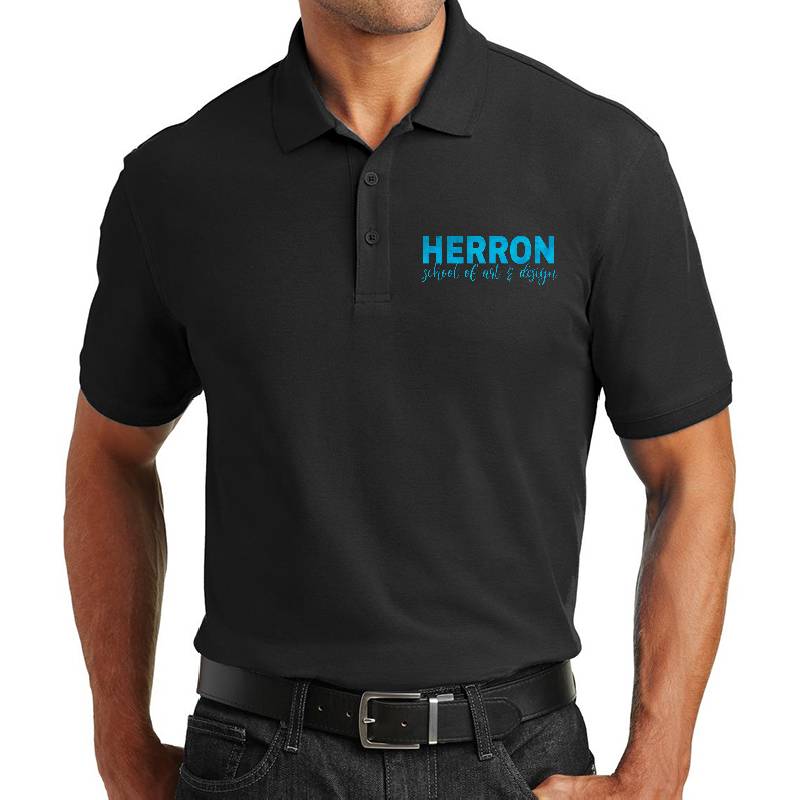 Herron School Of Art And Design Blue Premium Flat Bill Snapback Caps