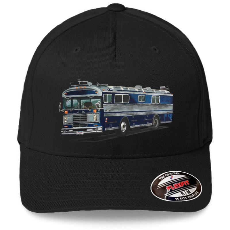 1978 Bluebird Wanderlodge Campervan Rv Flexfit Baseball Cap  Black