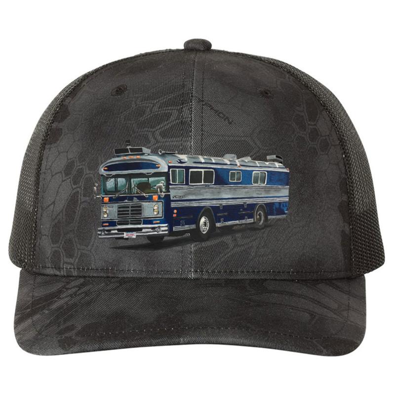 1978 Bluebird Wanderlodge Campervan Rv Richardson Premium Trucker Snapback Cap  Kryptek Typhon Black