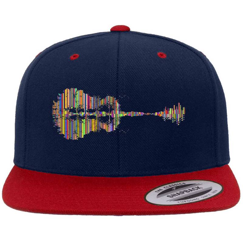 Guitar nature illustration Richardson Premium Trucker Snapback Caps