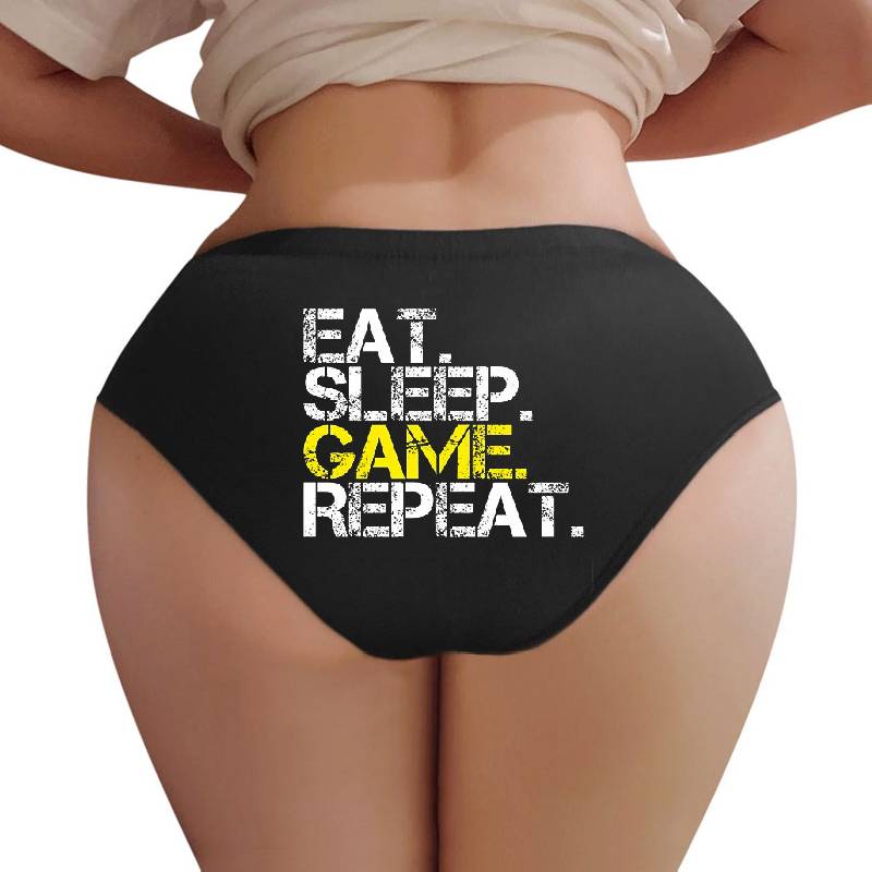 Eat Sleep Game Repeat Funny Gamer Timetable Humorous Premium Flat Bill Snapback Caps