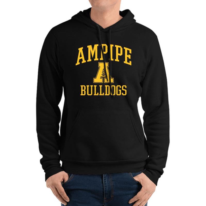 Ampipe High School Bulldogs Unisex Hooded Sweatshirt Men Black