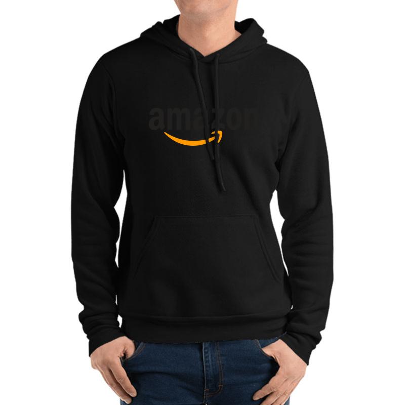 Amazon Unisex Hooded Sweatshirt Men Black