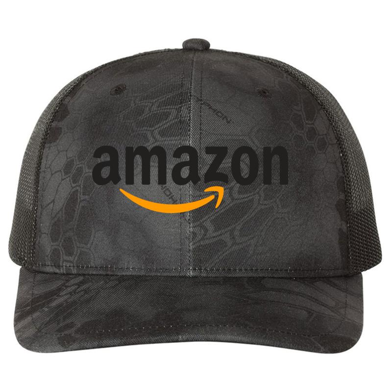 Amazon Richardson Premium Trucker Snapback Cap  Kryptek Typhon Black