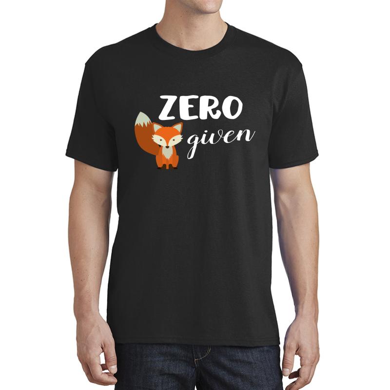 Zero Fox Given! Unisex T-Shirt Men Black