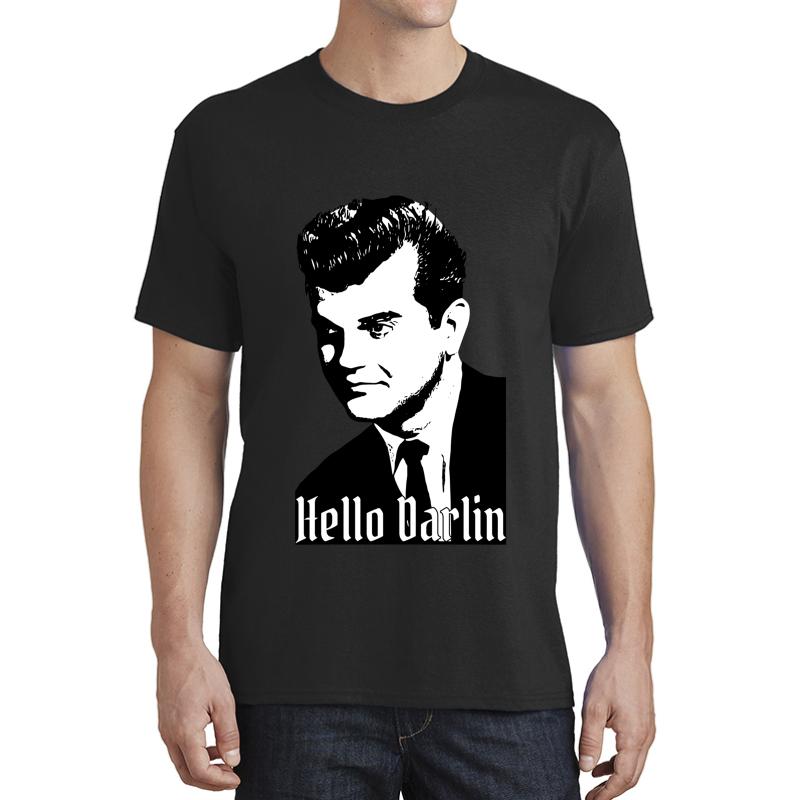 Vintage Conway Twitty Hello Darlin Unisex T-Shirt Men Black