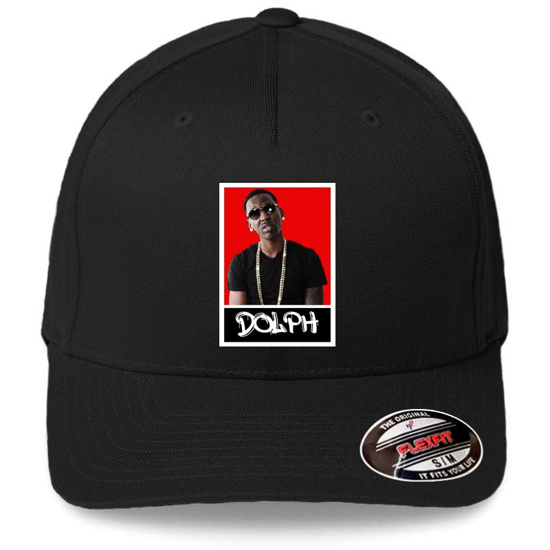 Young Dolph Flexfit Baseball Cap  Black