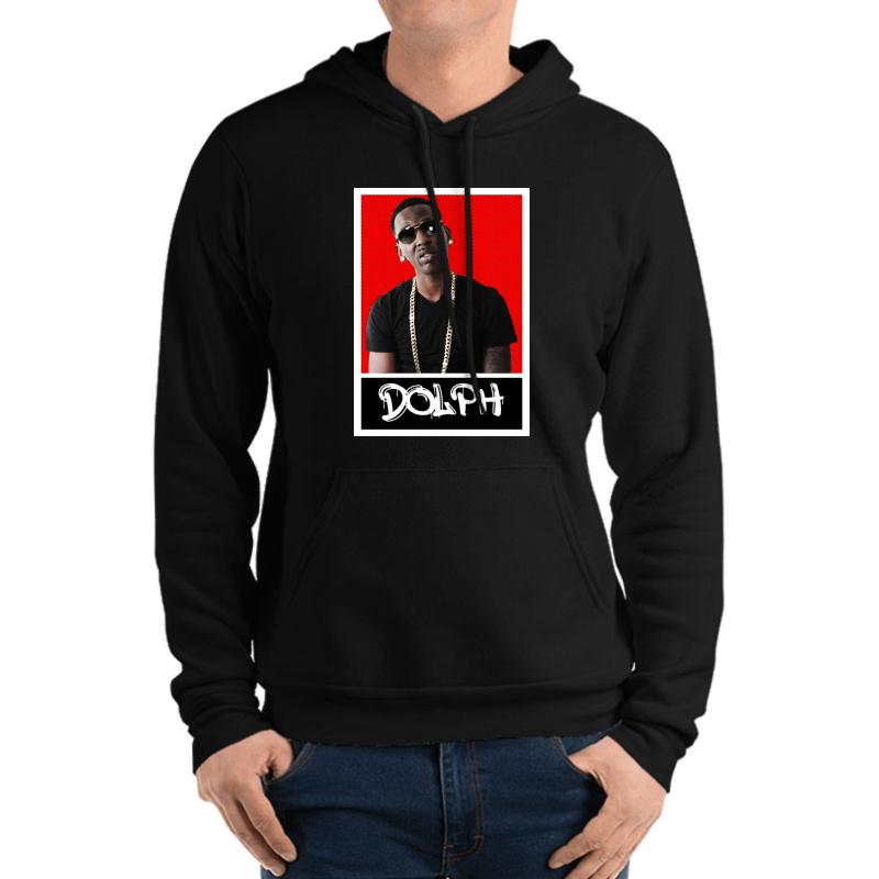 Young Dolph Unisex Hooded Sweatshirt Men Black