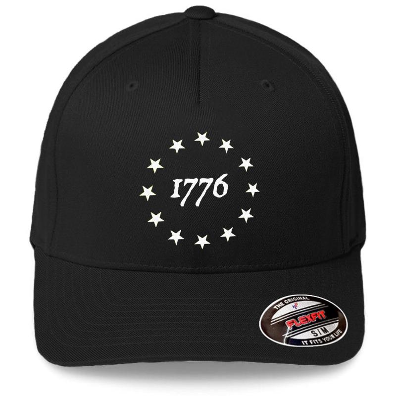 1776 Flexfit Baseball Cap  Black