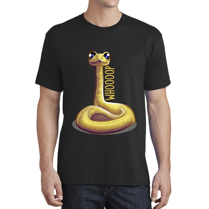 Whooping Snake Unisex T-Shirt Men Black