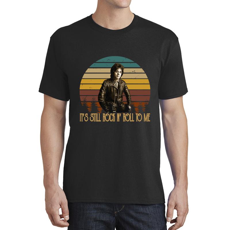 Vintage Billy Joel - It's Still Rock N' Roll To Me Unisex T-Shirt Men Black