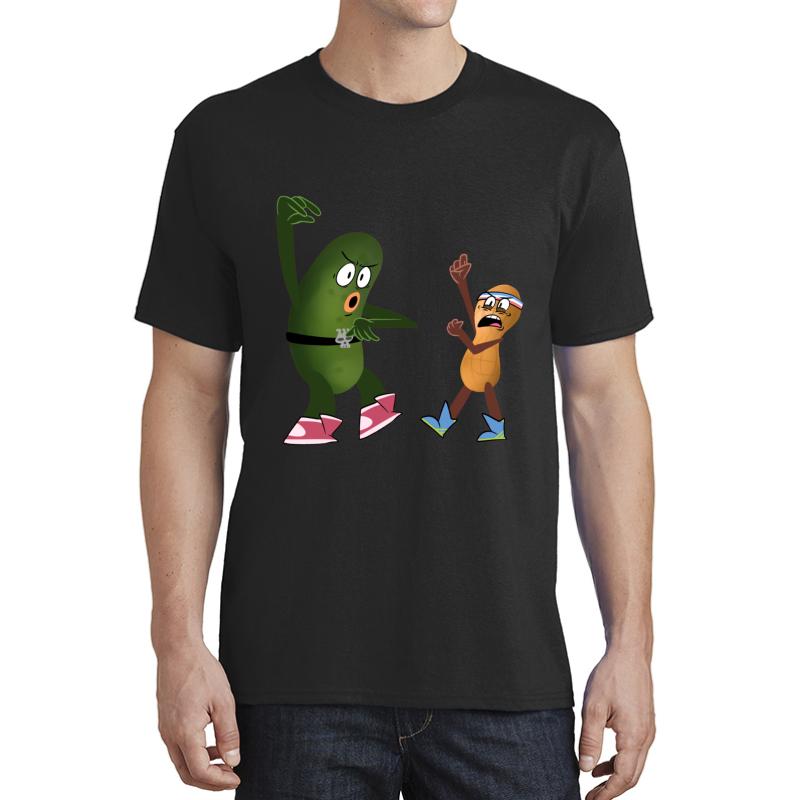 A Pickle And A Peanut Unisex T-Shirt Men Black