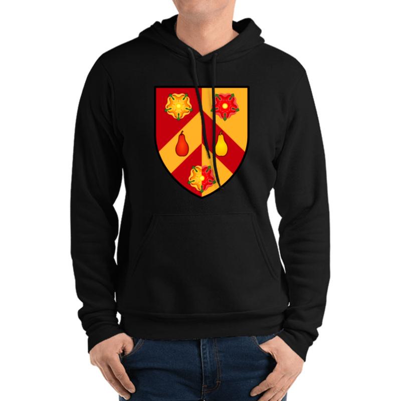 Wolfson College Unisex Hooded Sweatshirt Men Black