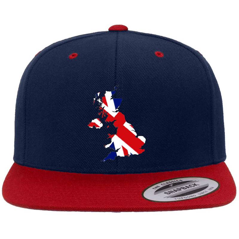 United Kingdom Map with Flag Youth T-Shirts