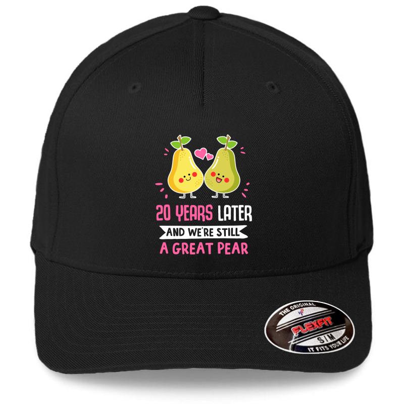 20 Th Anniversary Gifts For Couple 20 Anniversary Gift 20 Wedding Anniversary Gift Funny Anniversary Gift Anniversary Gift Idea Flexfit Baseball Cap  Black