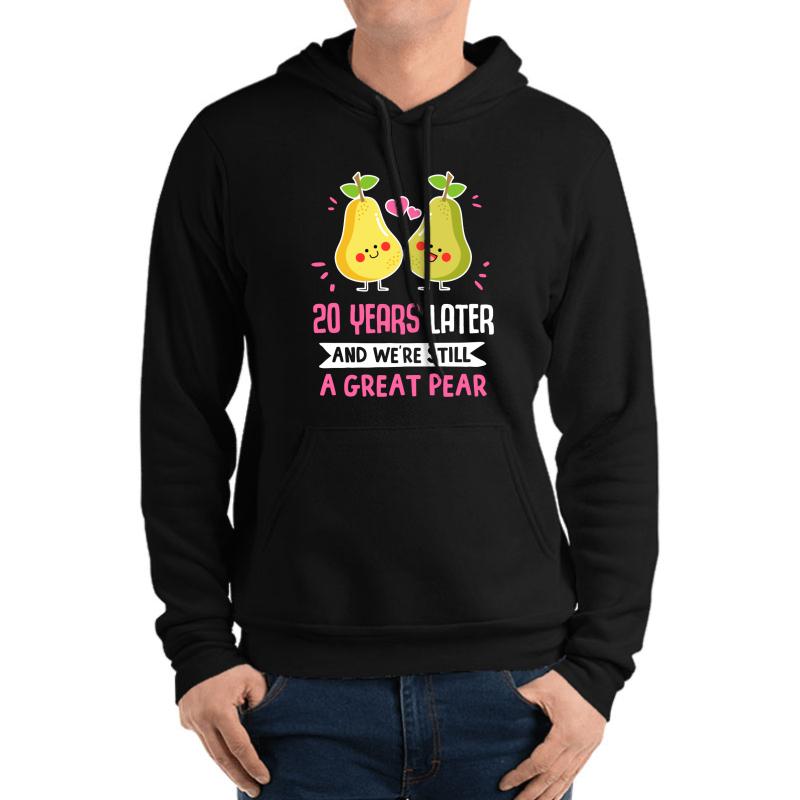 20 Th Anniversary Gifts For Couple 20 Anniversary Gift 20 Wedding Anniversary Gift Funny Anniversary Gift Anniversary Gift Idea Unisex Hooded Sweatshirt Men Black