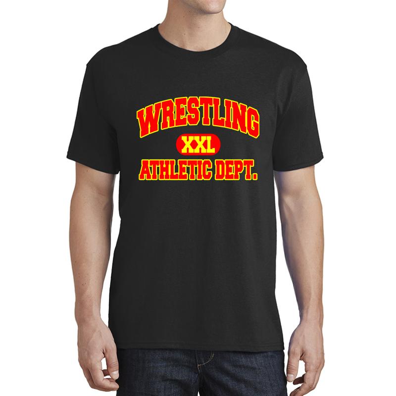 Wrestling Athletic Department Unisex T-Shirt Men Black