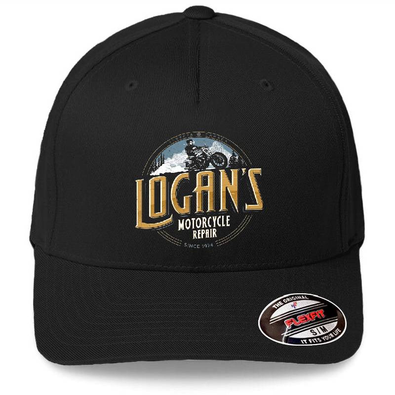 Logan's Motorcycle Repair Richardson Premium Trucker Snapback Caps