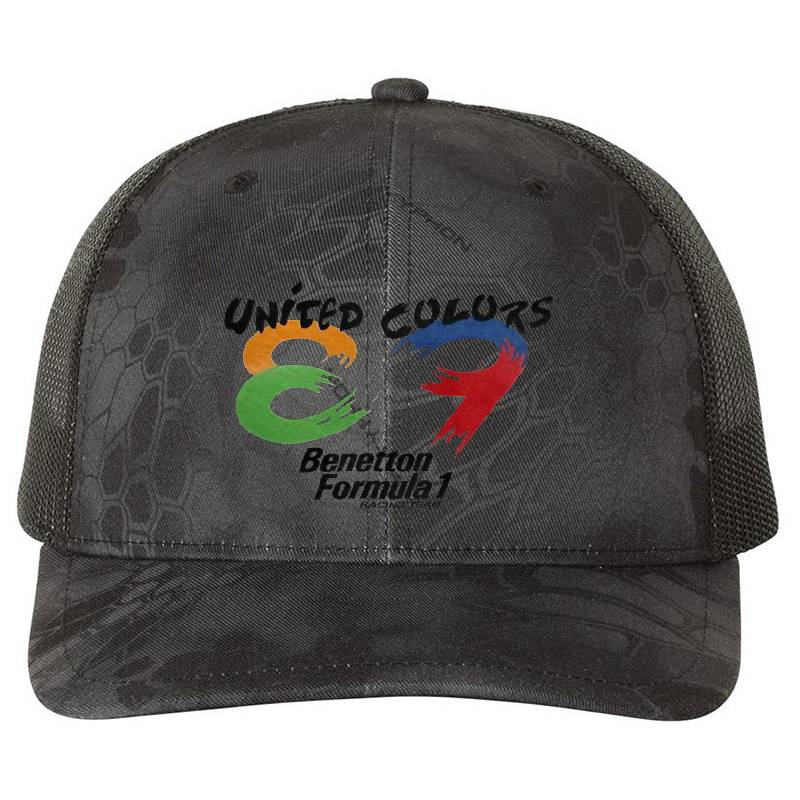United Colors of Benetton 1989 F1 Logo Flexfit Baseball Caps