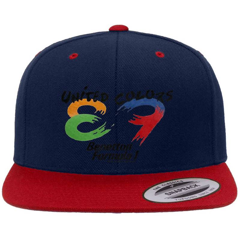 United Colors of Benetton 1989 F1 Logo Flexfit Baseball Caps