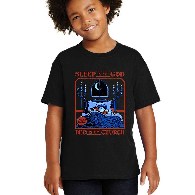 Sleep is my God Premium Flat Bill Snapback Caps