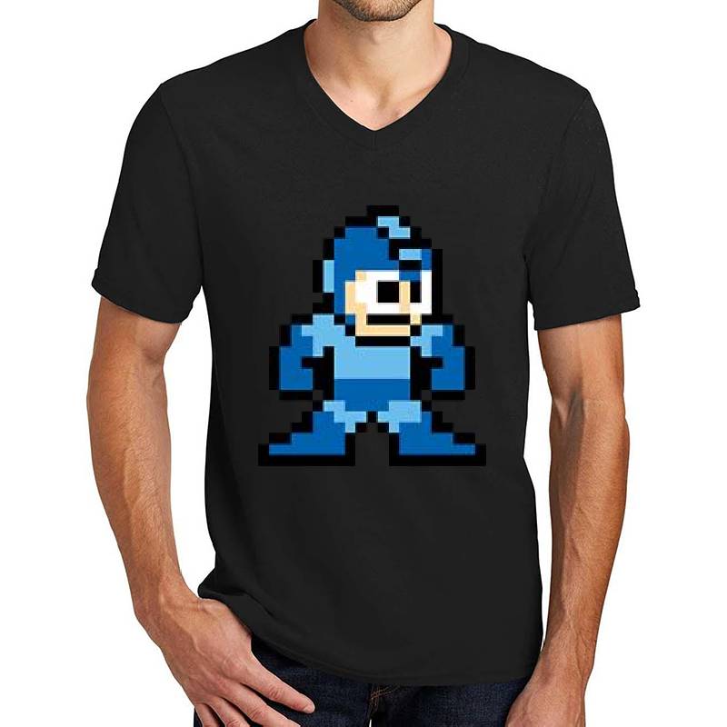 Pixel Megaman Standing Richardson Premium Trucker Snapback Caps