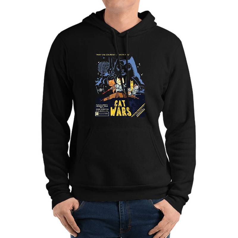 Cute Cat Wars Design Premium Flat Bill Snapback Caps