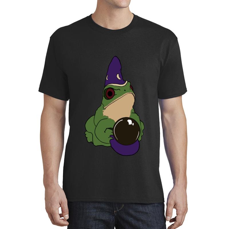 Wizard Frog Unisex T-Shirt Men Black