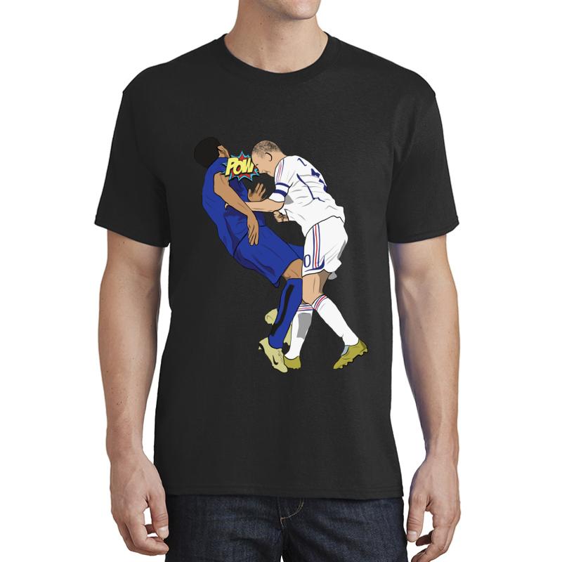 Zidane Headbutt 2006 World Cup Final Unisex T-Shirt Men Black